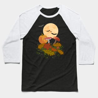 Fall Harvest Moon Baseball T-Shirt